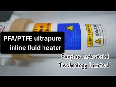 Radiatori fluidi chimici in-linea Ultrapure del radiatore PFA/PTFE di Fluorolymer, radiatori online