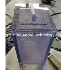 100mm X140mm X195mm Small Transparent PVC Tanks With  Lid For Laboratory