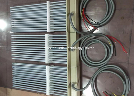 Twelve Element PTFE Immersion Heater 15KW For Chemical Tanks