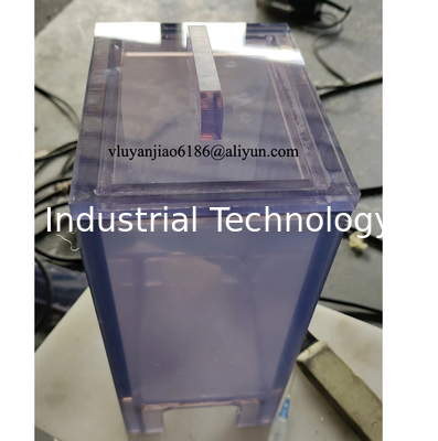 100mm X140mm X195mm Small Transparent PVC Tanks With  Lid For Laboratory