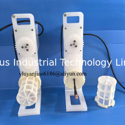 Mini PP Electroplating Barrel 60*100mm With Single Basket For Small Electroplating Tank