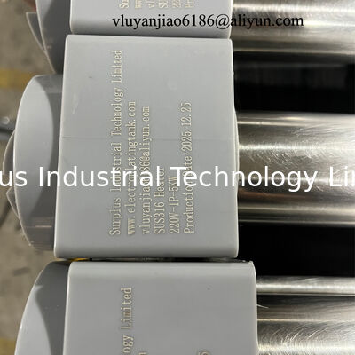 220V 1 Pahse 5kw Stainless Steel 316 Immersion Heater For Electroplating Line