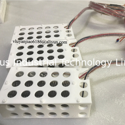Resistenza a telaio 110×210×60mm 230V 1P 1.5kw Riscaldatore a immersione in PTFE con termocoppie di tipo J