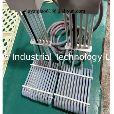 Riscaldatore ad immersione in PTFE a forma di L trifase 415 V 4,5 kW per riscaldamento acido e riscaldamento chimico corrosivo