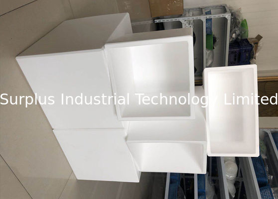 Rectangle PTFE Electroplating Tanks Chrome Plating Bath Resistenza agli acidi e alle alcali